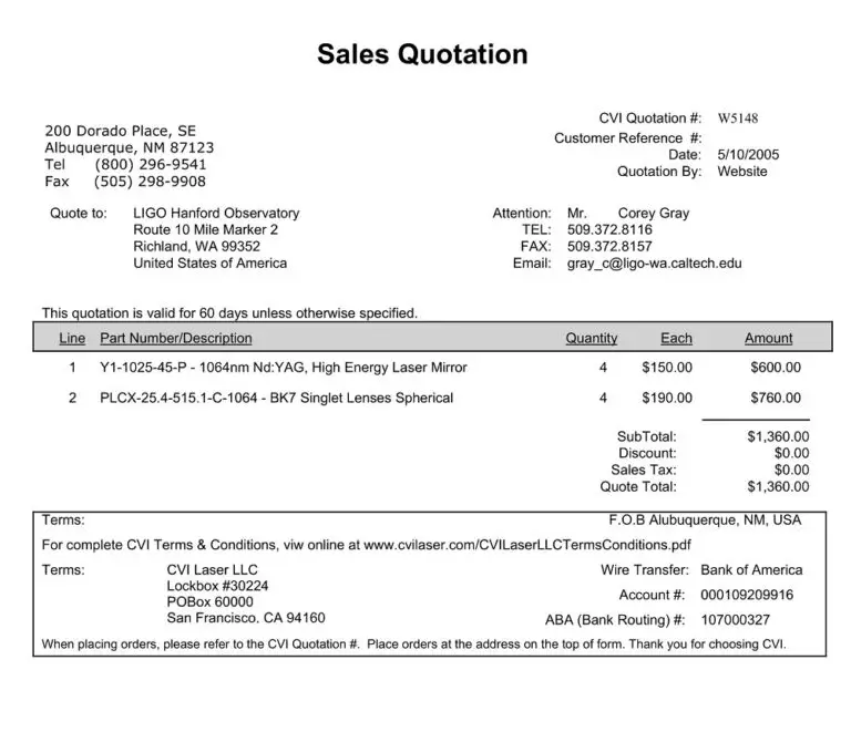 35 Free Simple Sales Quotation Templates MS Excel PDF American