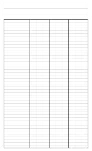 25+ Free Printable Columns and Rows (PDF Templates) » American Templates
