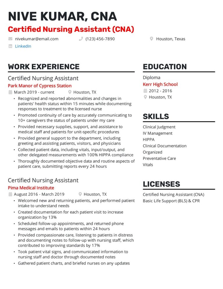 30+ Free Sample Nursing Resume Templates - MS Word, PDF » American