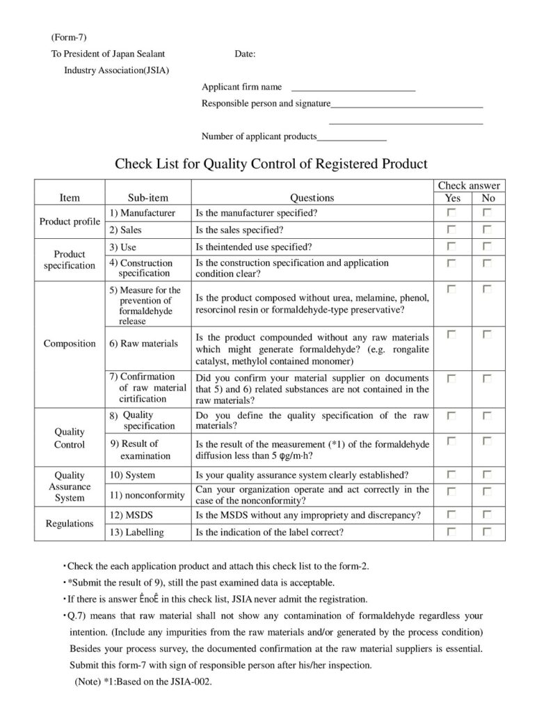 35+ Free Simple Quality Checklist Templates (PDF) » American Templates