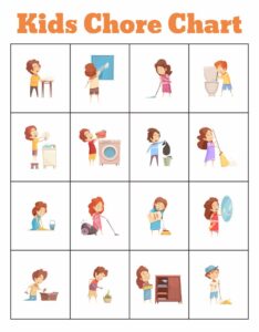 20+ Free Printable Chore Clip Art (Download PDF Templates) » American ...