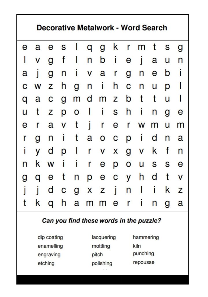 Free 100 Hard Word Search Puzzles Printable » American Templates