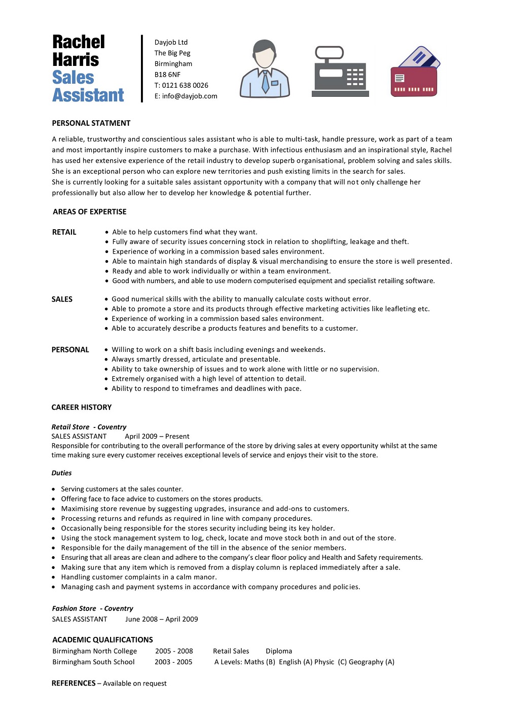 Editable Sales Associate Resume