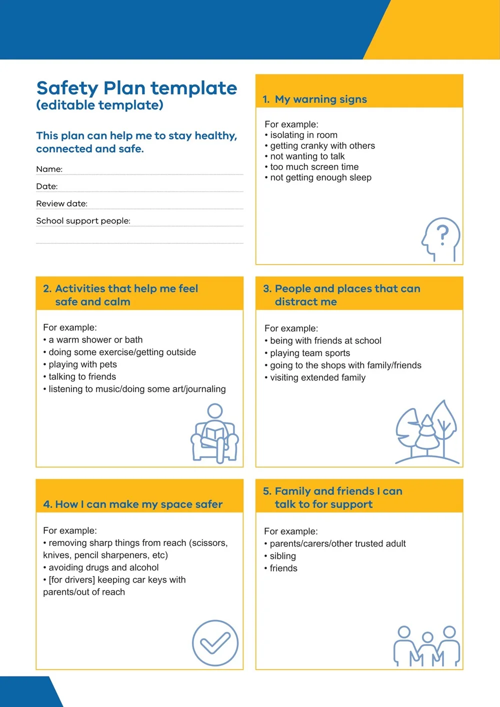 Education Safety Plan Template