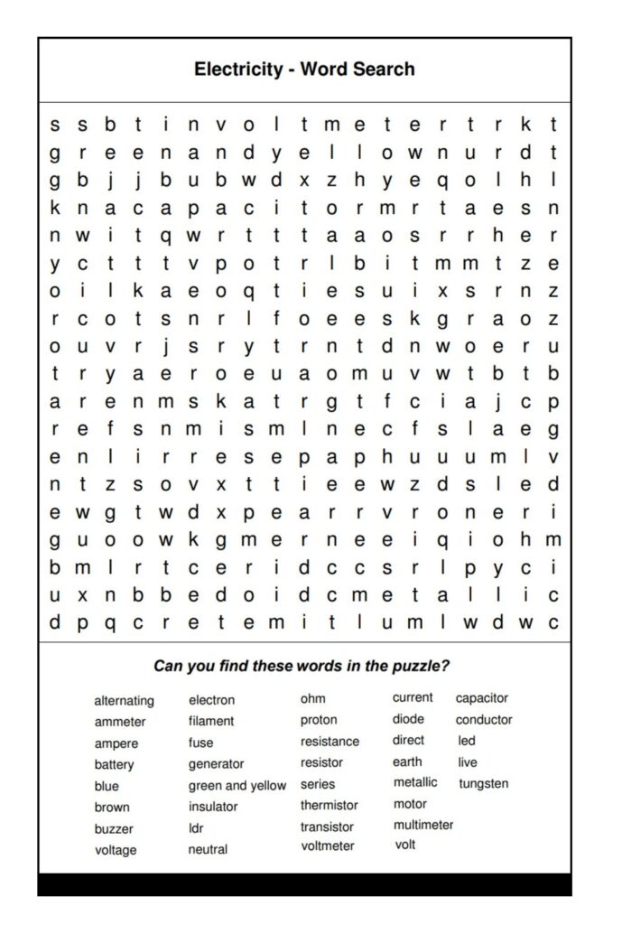 Free 100 Hard Word Search Puzzles Printable » American Templates