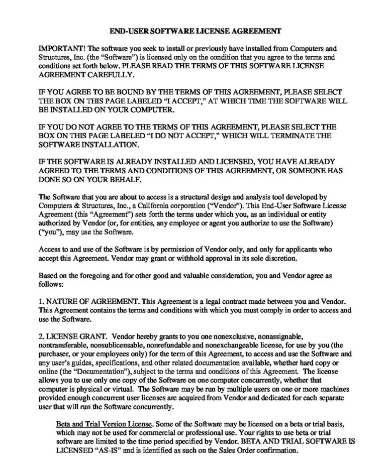 38+ Free Software License Agreement Examples & Templates (PDF, Word ...