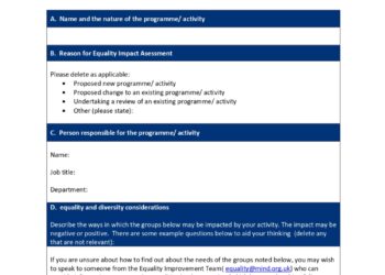 Equality Impact Assessment (EqIA) Templates