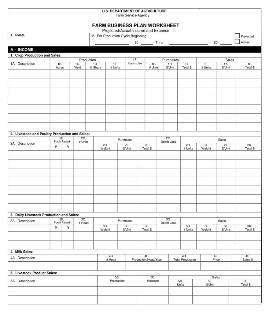 22+ Free Simple Farm Cash Flow Budget Templates PDF, MS Excel