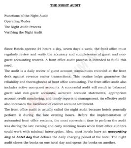 18+ Free Fillable Night Audit Checklist Templates - Printable PDF ...