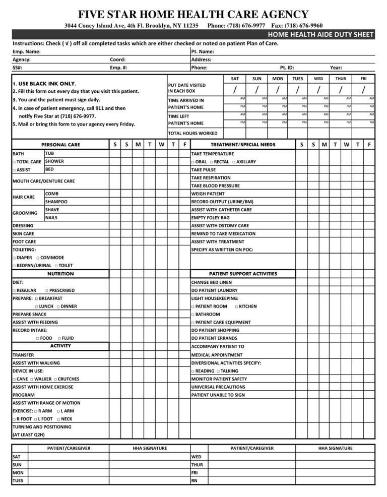 28+ Free Printable Home Health Aide Timesheet Templates - Simple PDF ...