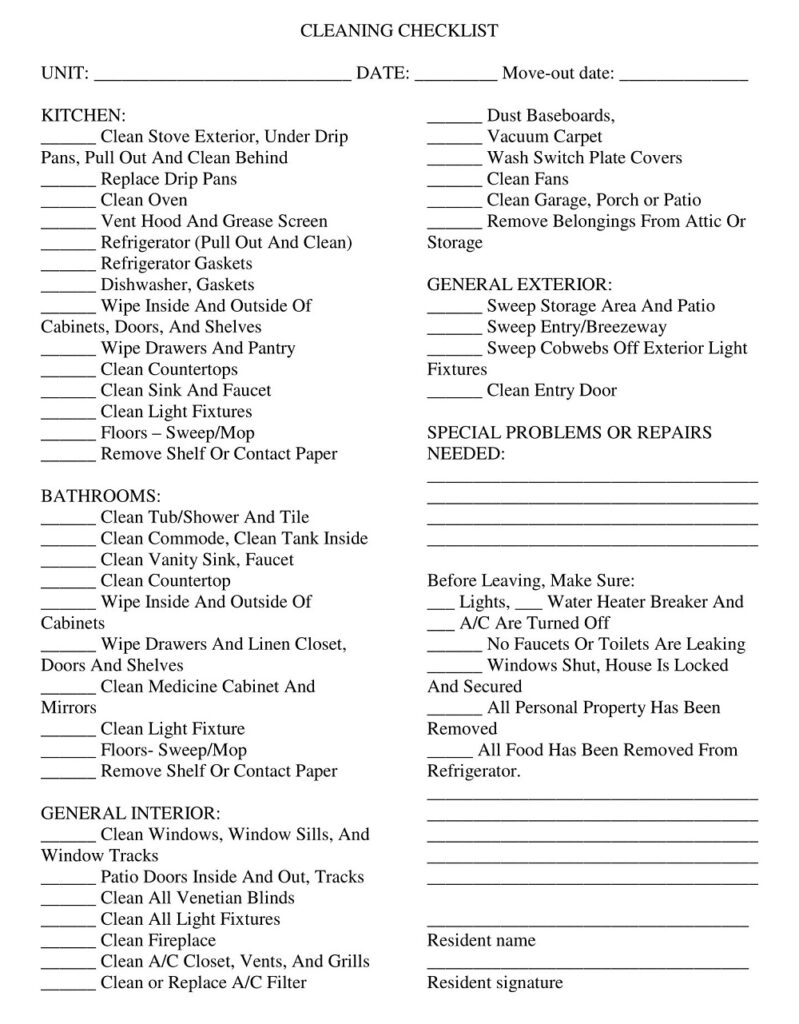 32-free-kitchen-cleaning-checklist-templates-restaurant-commercial