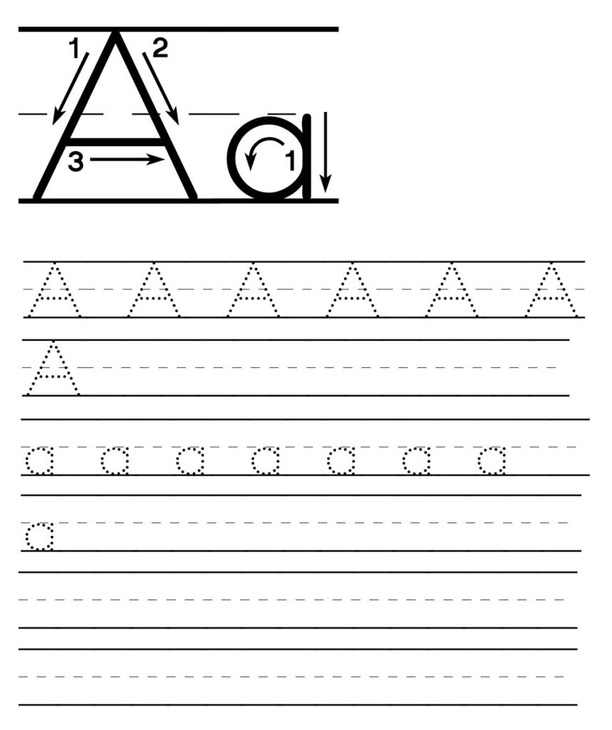 Free A-Z Alphabet Letter Tracing Worksheets - Printable PDF » American ...