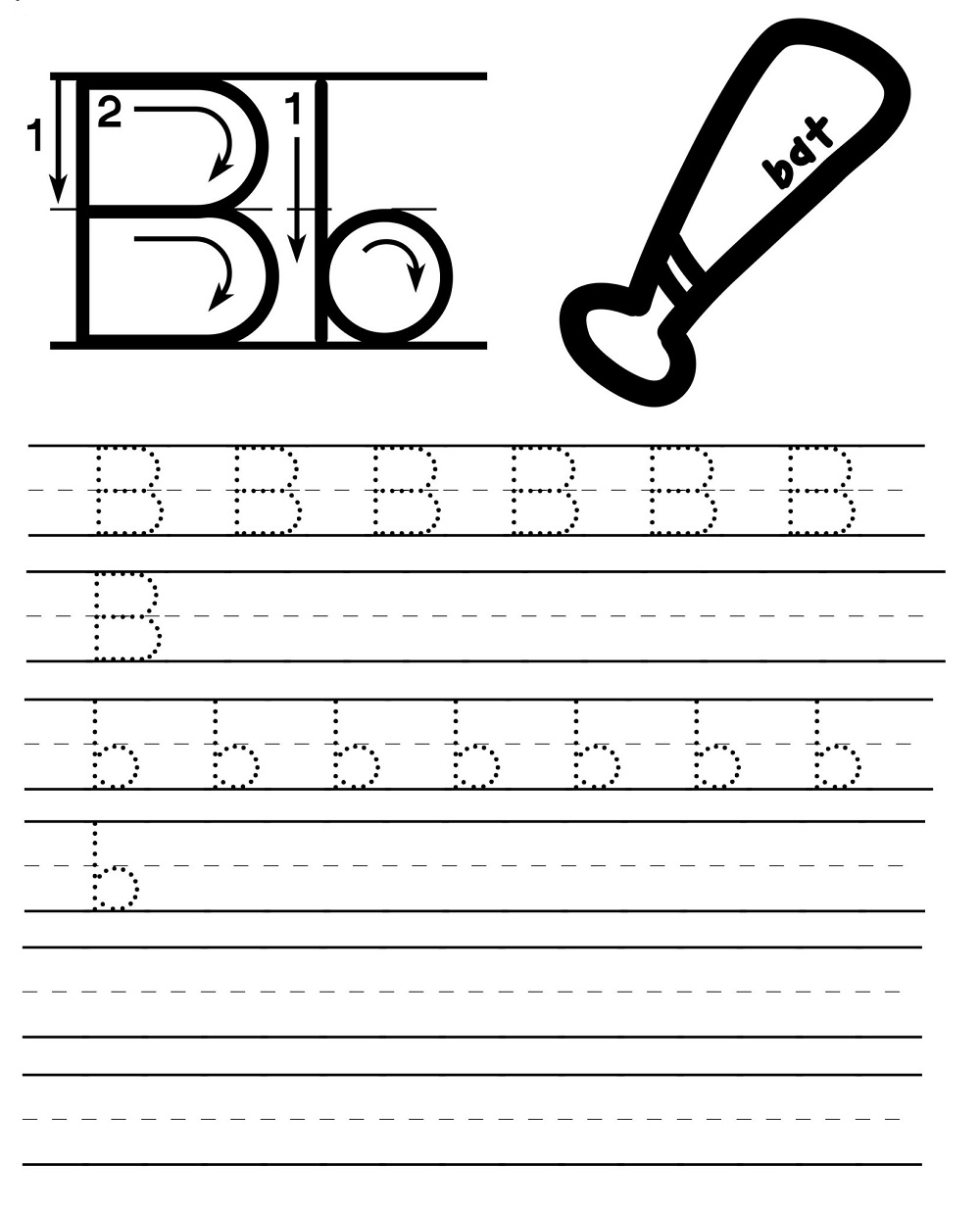 Letter Tracing B