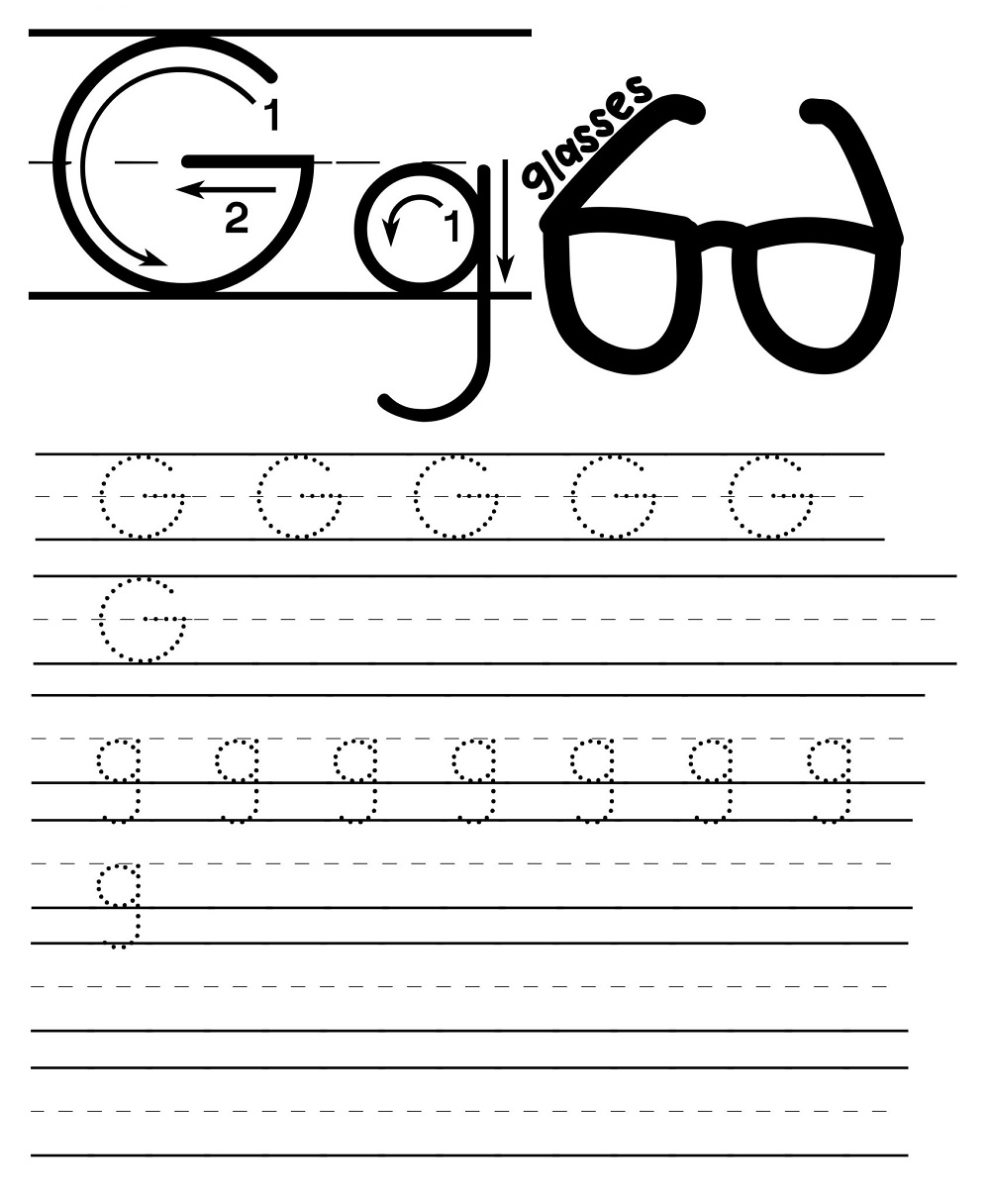 Letter Tracing G