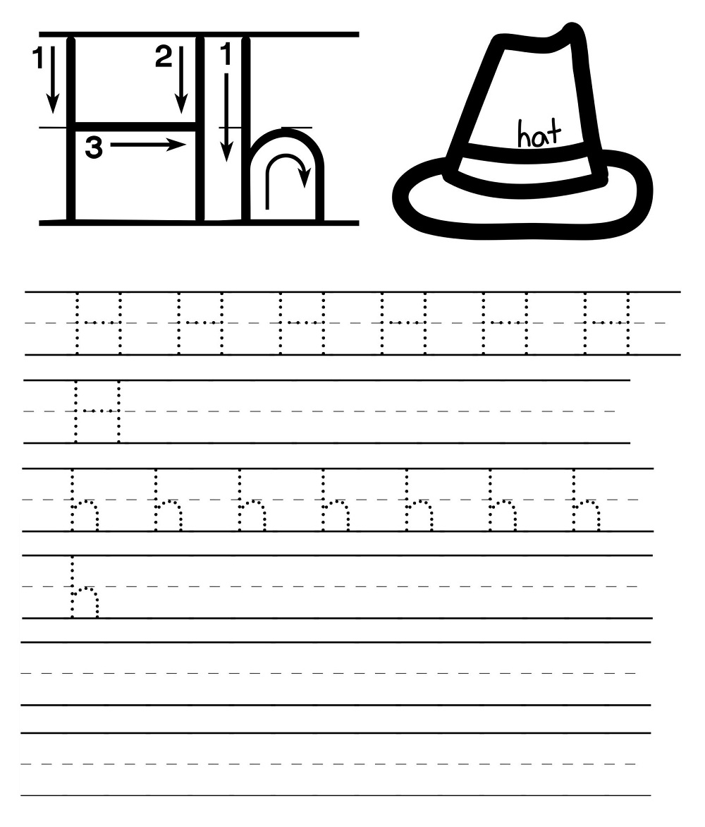 Letter Tracing H