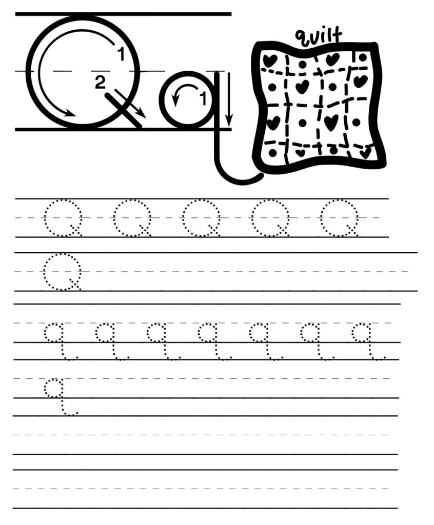 Free A-Z Alphabet Letter Tracing Worksheets - Printable PDF » American ...