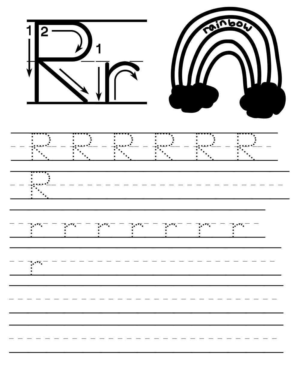Letter Tracing R