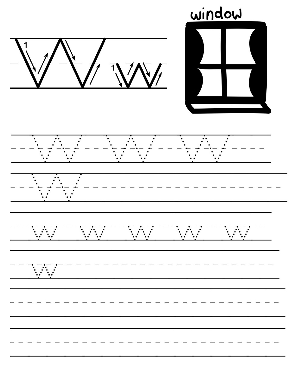 Letter Tracing W