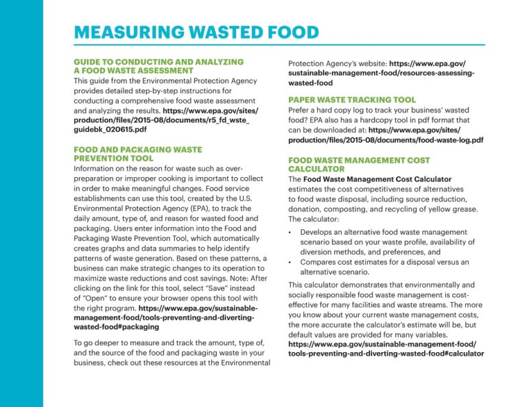 26 Free Printable Food Waste Log Sheet Templates Pdf Ms Word