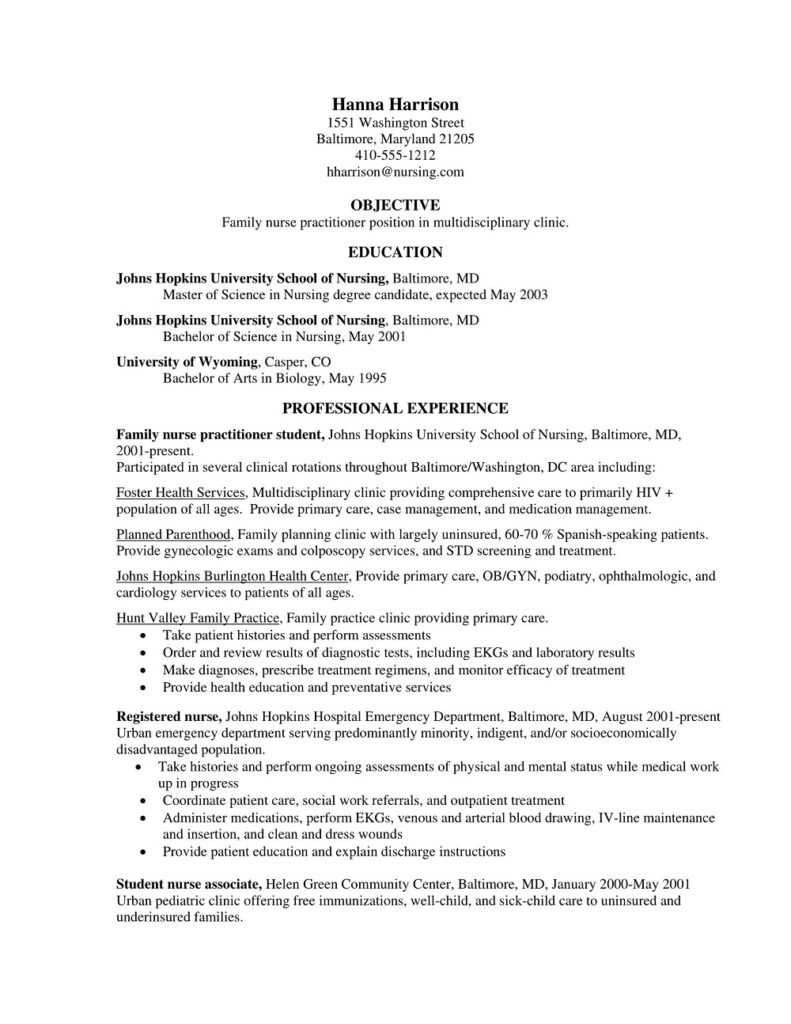 30+ Free Sample Nursing Resume Templates - MS Word, PDF » American ...