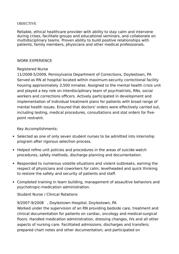 30 Free Sample Nursing Resume Templates Ms Word Pdf American Templates 