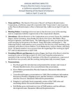 20+ Free Nonprofit Board Meeting Minutes Templates (Sample Word ...