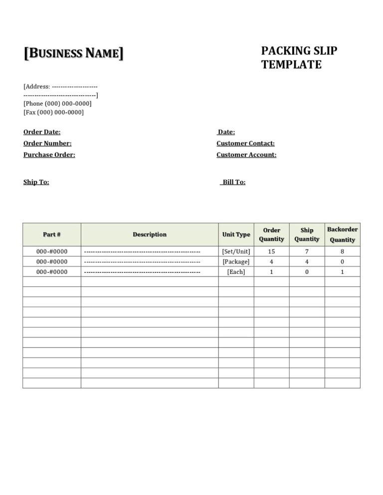 20+ Blank Slip Templates - Free Printable Sample » American Templates