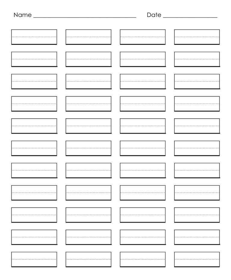 30+ Free Printable Notebook Paper (PDF for Printing) » American Templates