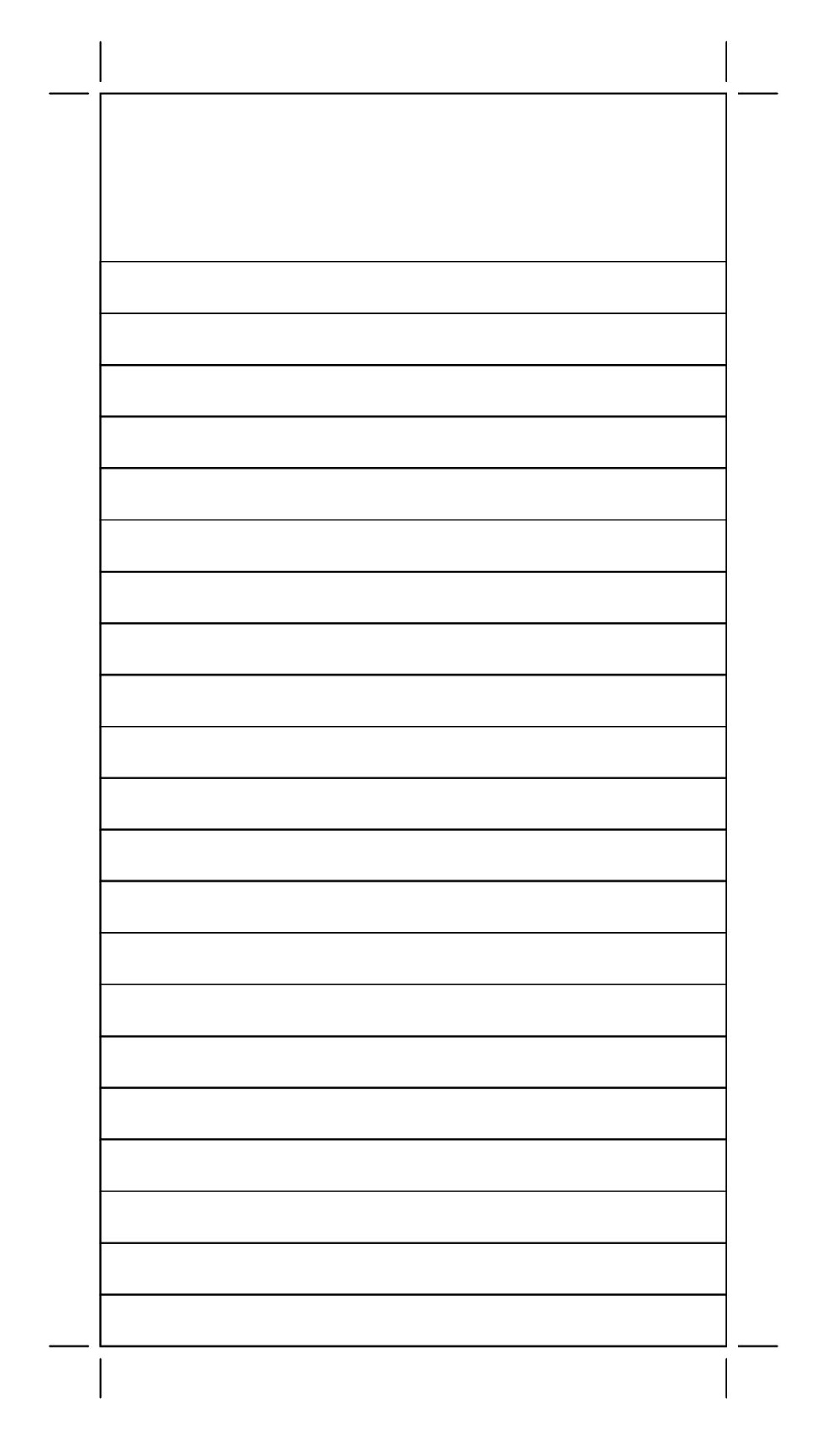 Printable Reporter Notebook Paper