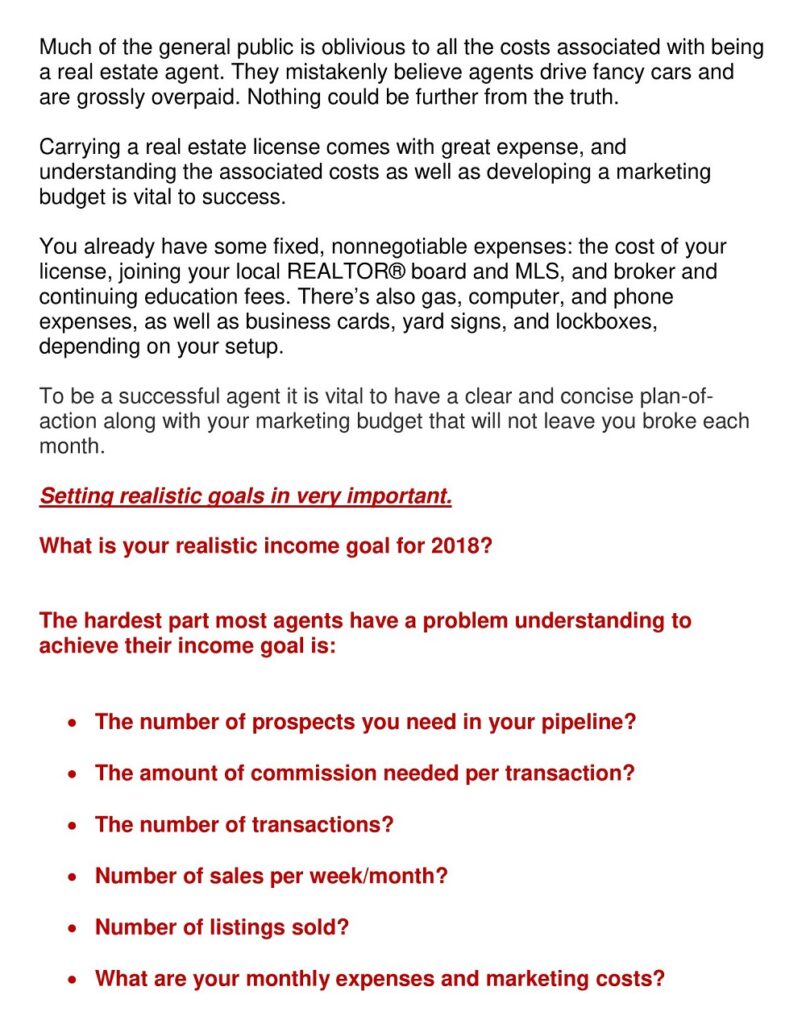 20+ Free Real Estate Marketing Budget Templates Printable PDF, MS