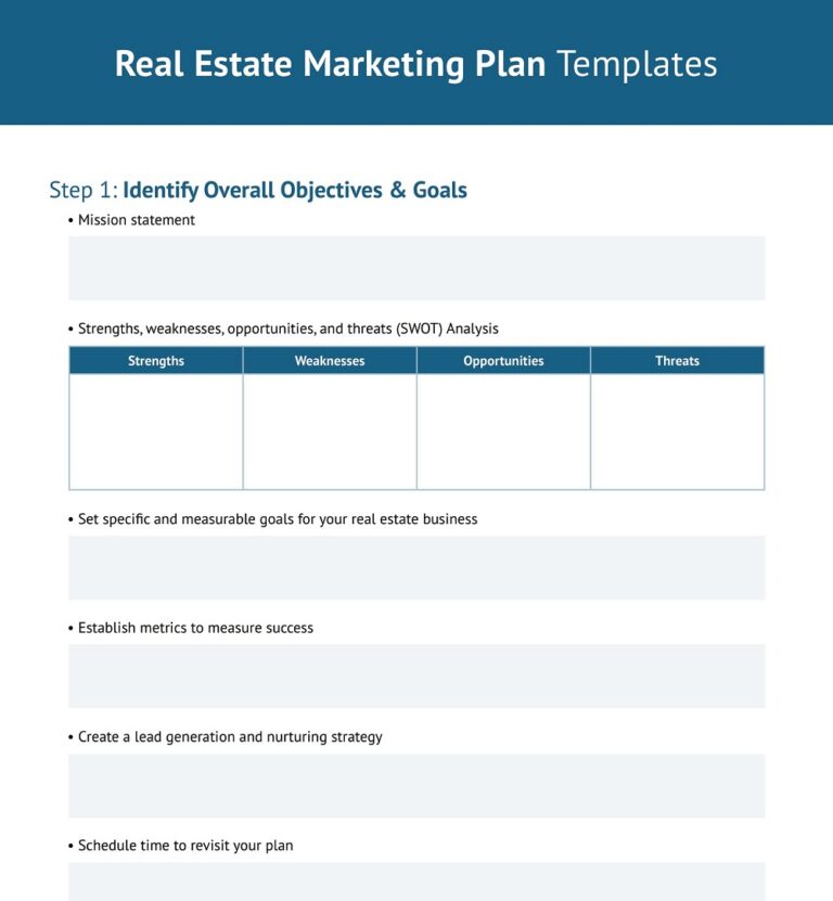 20+ Free Real Estate Marketing Budget Templates Printable PDF, MS