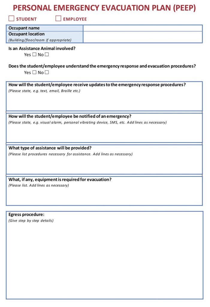 26+ Free Printable Fire Evacuation Checklist Templates - Sample Pdf, Ms 