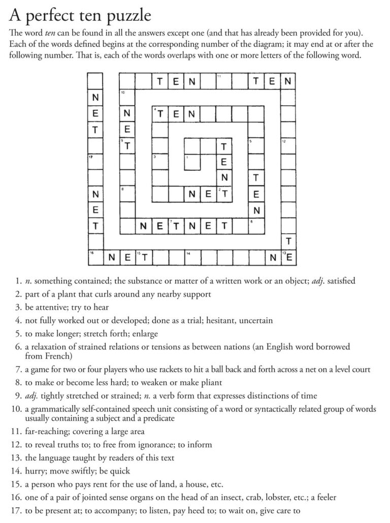 18+ Free Word Spiral Puzzle Worksheet Templates Sample PDF » American