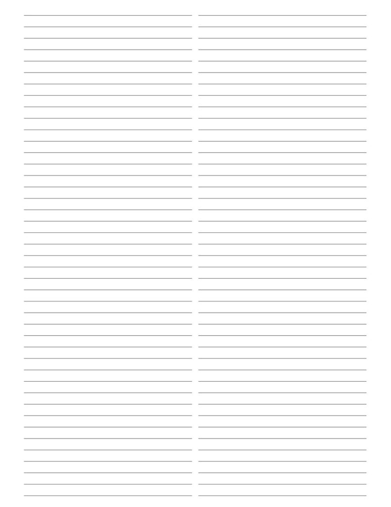 30+ Free Printable Notebook Paper (PDF for Printing) » American Templates