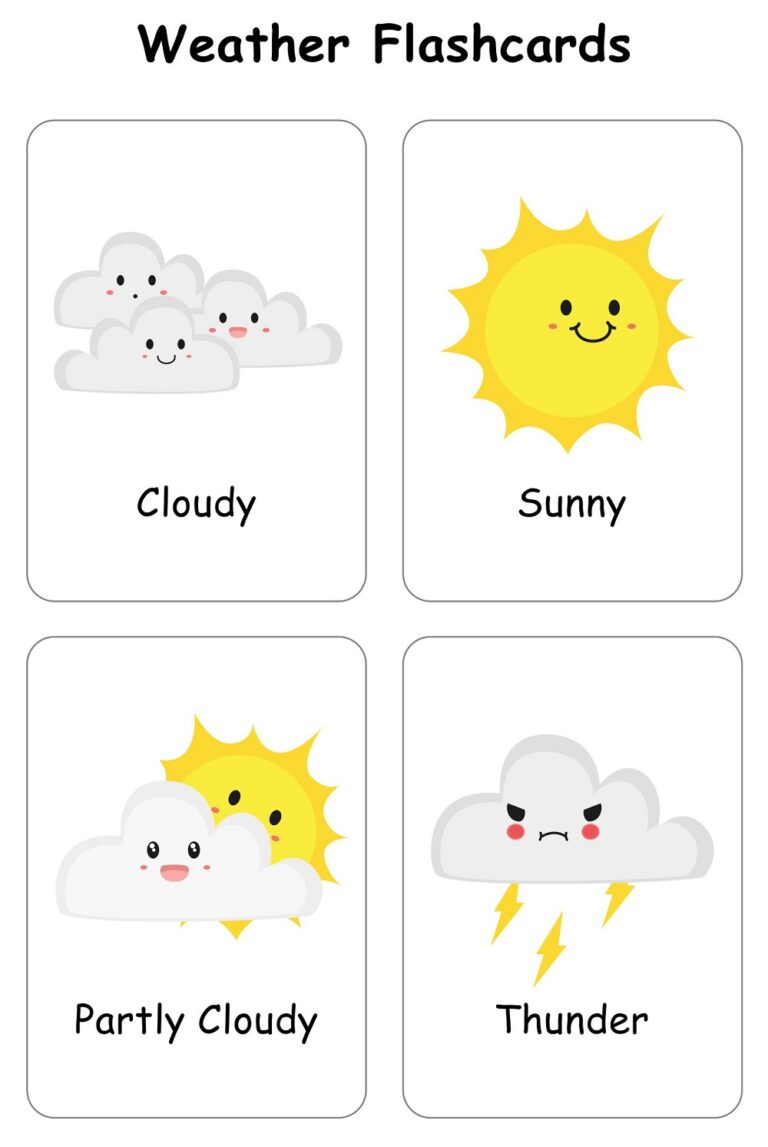 32+ Free Printable Flashcards Templates For Kids - PDF » American Templates