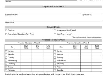 Work From Home Request Form