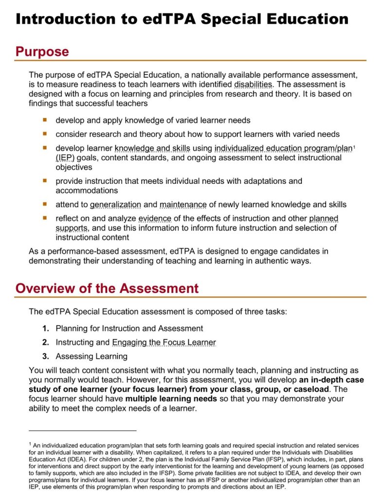 task analysis in special education pdf