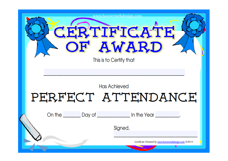 perfect attendance award 08