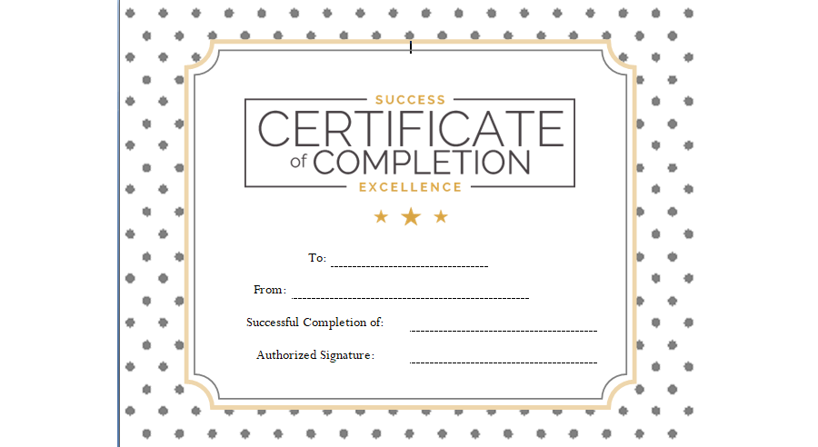 Certificate of Excellence 06