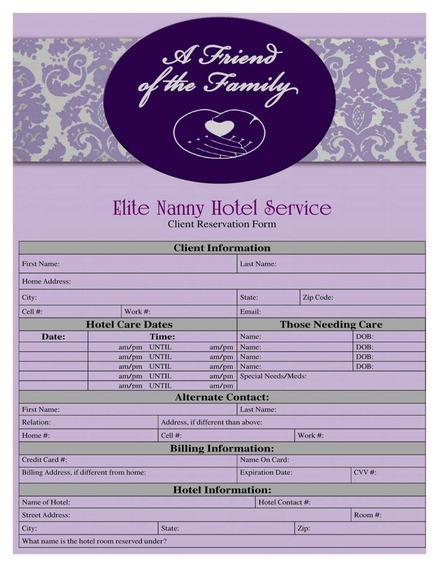 Elite Nanny Hotel Service