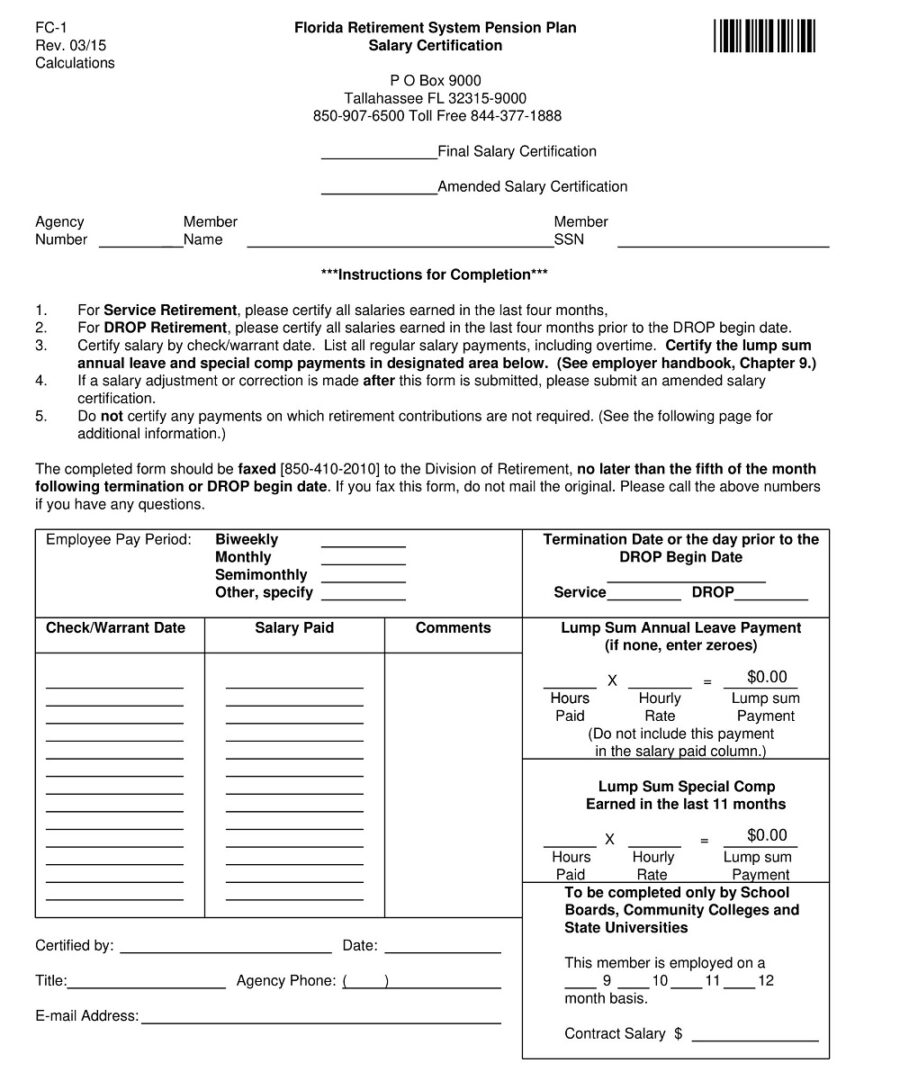 Final Salary Certificate Template