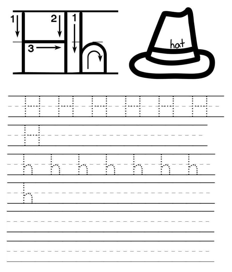 Letter Tracing H