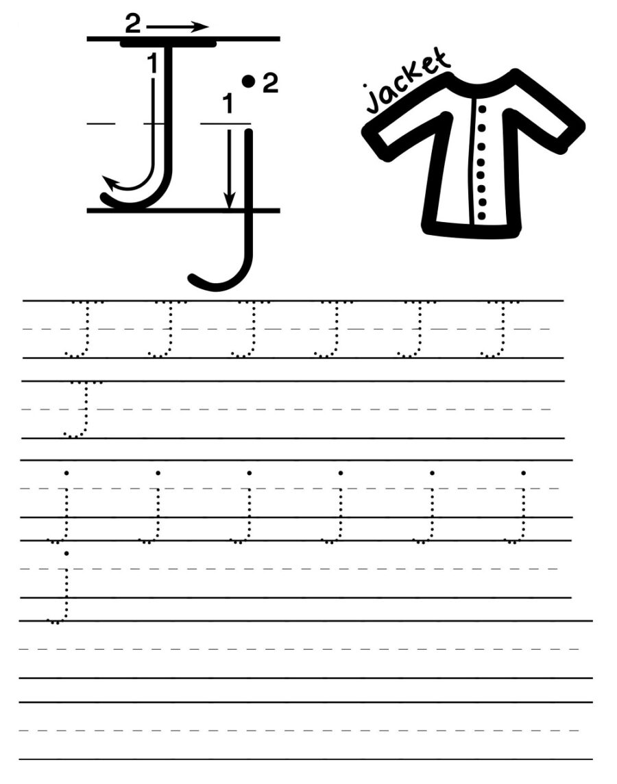 Letter Tracing J