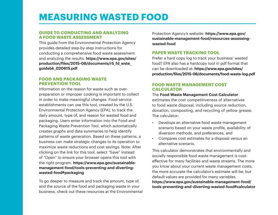Measuring Wasted Food