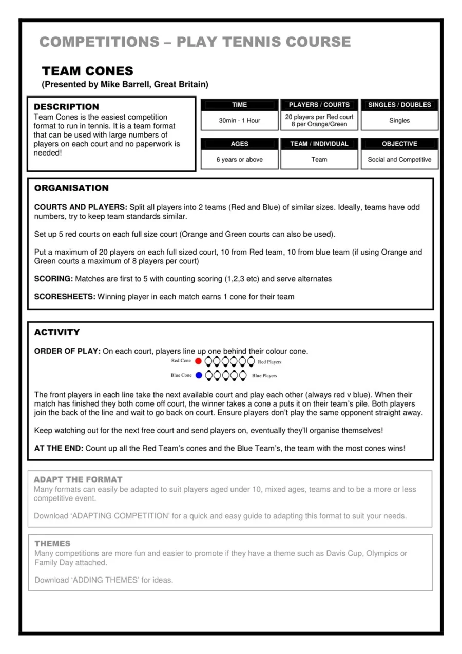 Printable Tennis Score Sheet