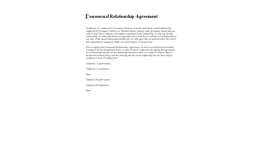 Relationship Contract 12
