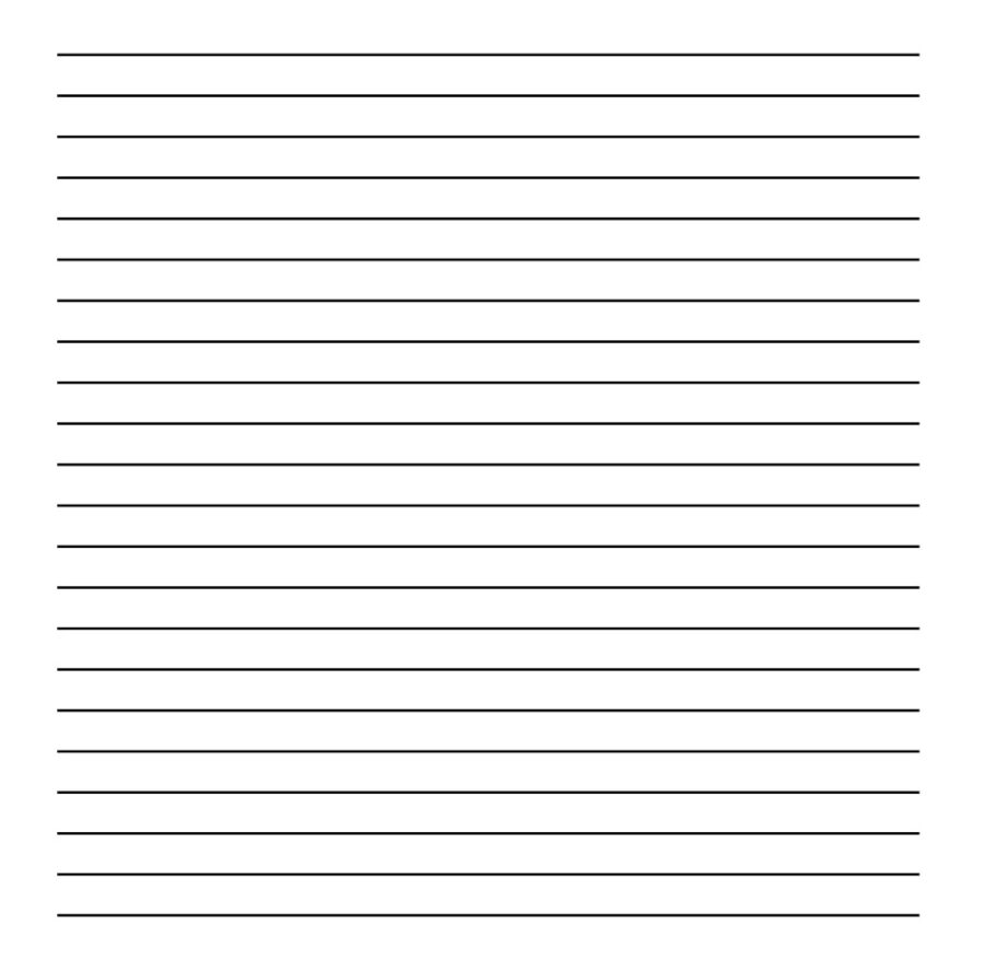 Rows Lined Paper Template